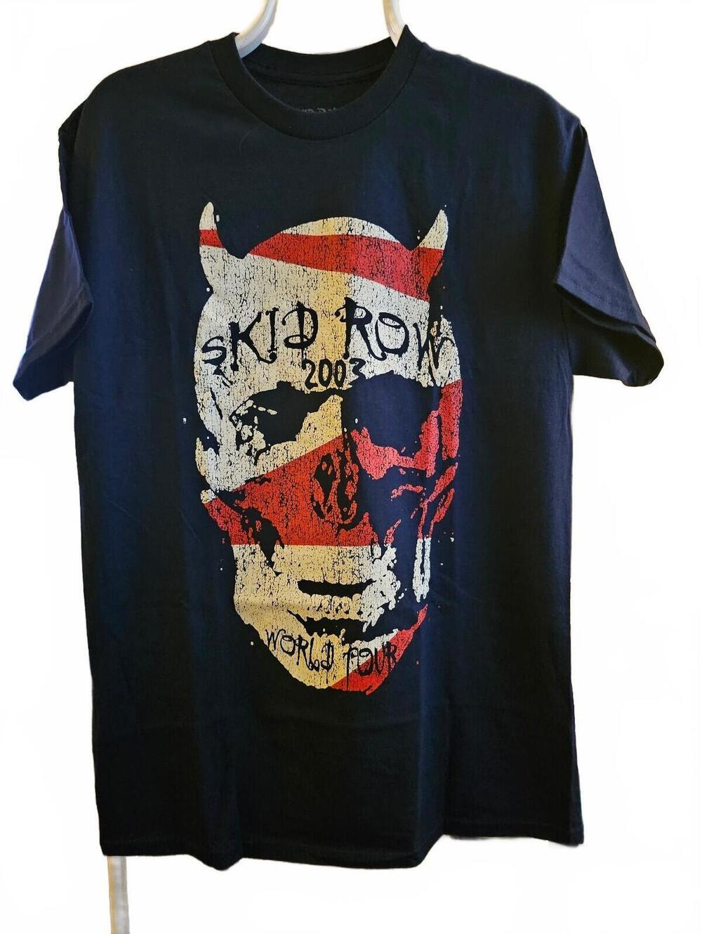 Skid Row (band) 2003 Tour - Black Rock Tee T-Shirt- Medium - NWOT